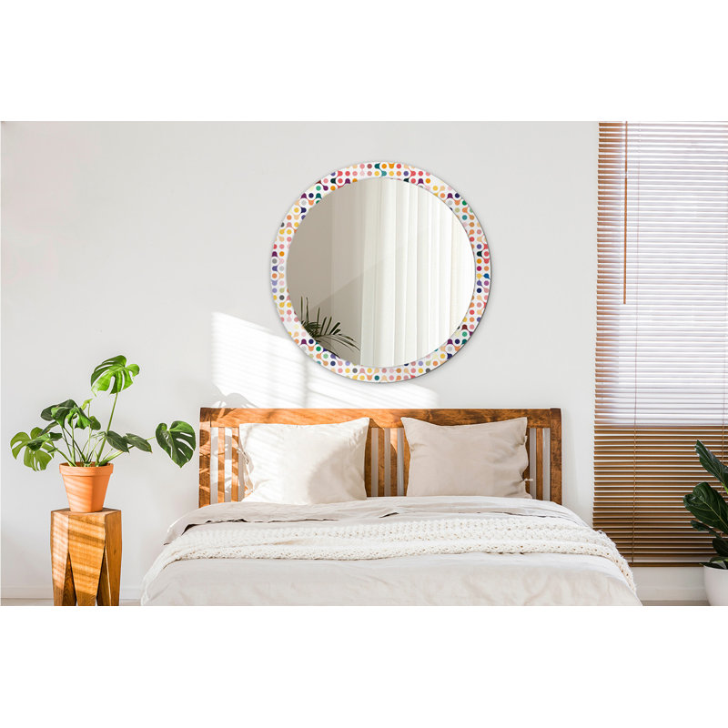 Huldar Glass Flat Wall Mirror