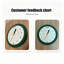 Horloges murales analogiques rondes vertes-2067332063