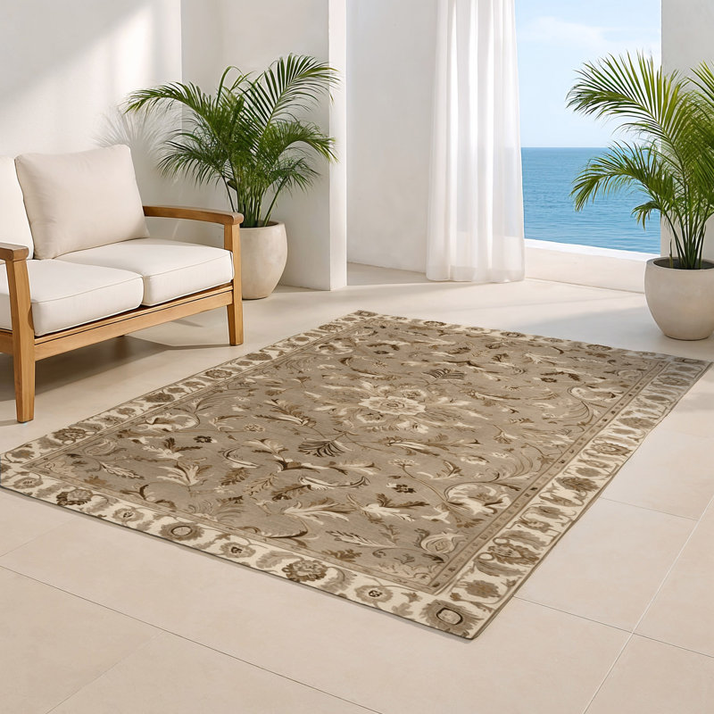 Tapis d'intérieur et d'extérieur Tabriz, Rectangle 9 pi x 12 pi