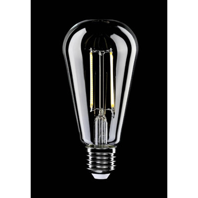 CLEAR PEAR SHAPED 4W LED FILAMENT E27 3000K BULB