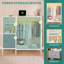 LED Lighted Coat Rack with Hanging Rail and 2-Drawer-349709300