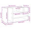 Desk Organiser 44.5X24x25 Cm Engineered Wood-693432143