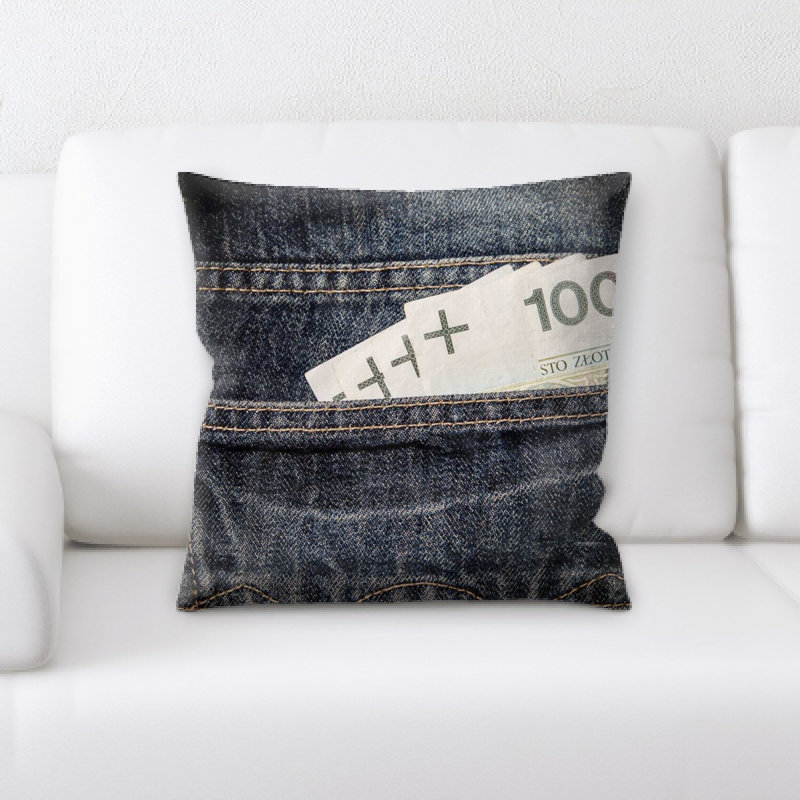 Microsuede Throw Pillow
