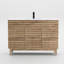 Ensemble de vanité Marilyse 48 po à lavabo simple en bois avec comptoir en résine, robinet, assemblage requis-250702347