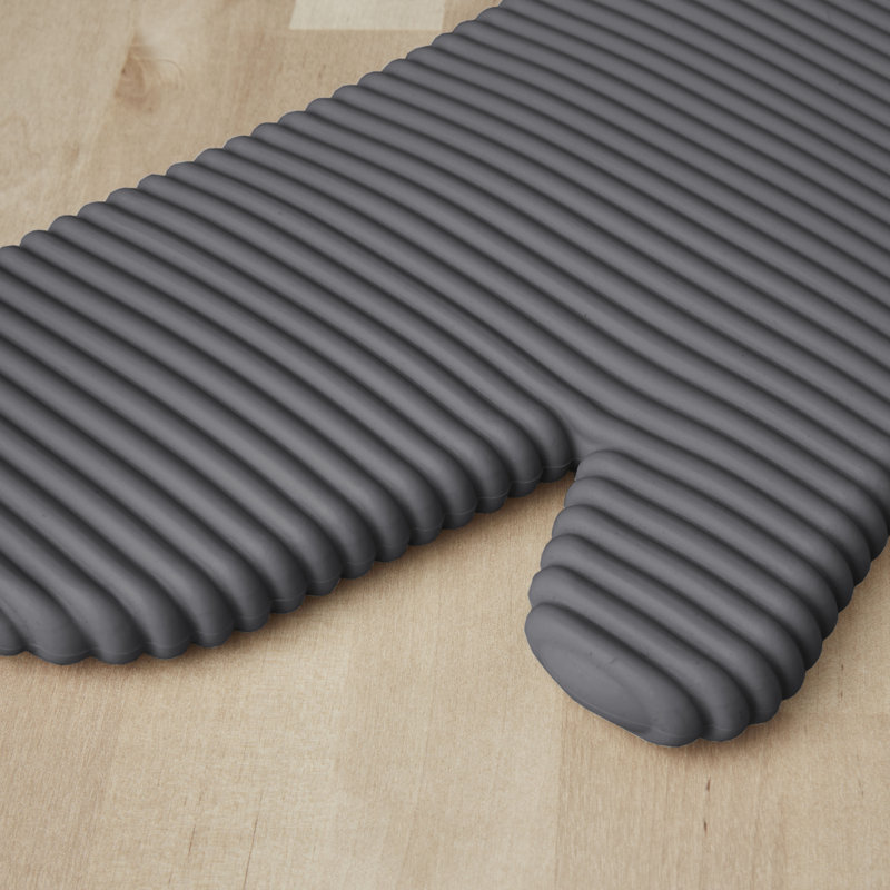 Gant de cuisine souple en silicone KitchenAid, Gris anthracite