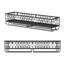 Destinnie Wine Bottle & Glass Rack Black