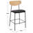 Ryker Upholstered Counter Stool with Metal Frame-1079169009