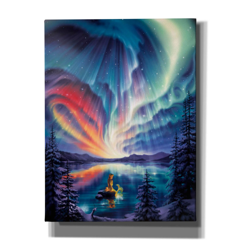 «Enchanted Lake on Canvas» par Kirk Reinert, H 16 po x l 12 po x P 0,75 po