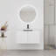Meuble-lavabo mural 36 po avec lavabo en résine et 2 portes à fermeture en douceur-851924957