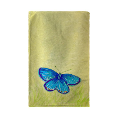 Torchon bleu azur
