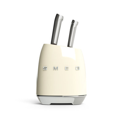 SMEG 7 Piece Kitchen Knife Set with Block