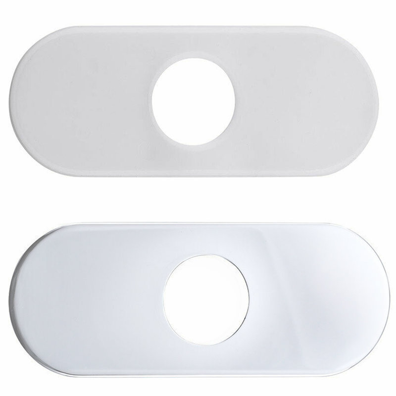 Plaque de fixation pour robinet de salle de bain 6 pouces Novatto, Chrome
