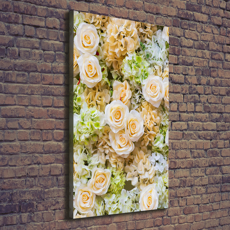 Flowers - Wrapped Canvas Print