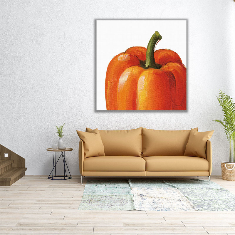Crunchy on White - reproduction d'art sur toile, H 30 po x l 30 po