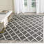 Tapis géométrique en coton tissé à la main Lockbourne-1089395269