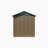 8*6 FT Galvanized Steel Outdoor Storage Shed with Sliding Door-135724191