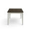 Table de salle à manger rectangulaire 59,1 "avec pieds arrondis et structure en bois d'hévéa Badgery