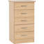 Nevada 5 Drawer Narrow Chest-1378679586