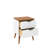 Alice Nightstand 2 Drawer with Solid Wood - Add a touch of charm and elegance to your space-79425342