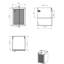 Armoire latérale inférieure 1 porte Gosman-153957603