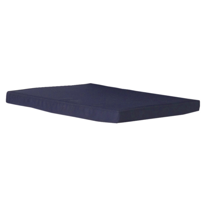 Coussin de siège en teck Java, Bleu