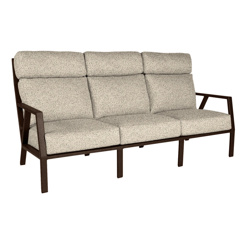 Aris Outdoor 3 - Seat Patio Sofa, Copper Creek, Sash Denim