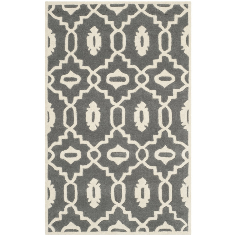 Carolene Hand Tufted Wool Geometric Rug