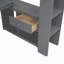Lit mezzanine en bois avec bureau, tablettes de rangement, DEL et station de charge-1498538857