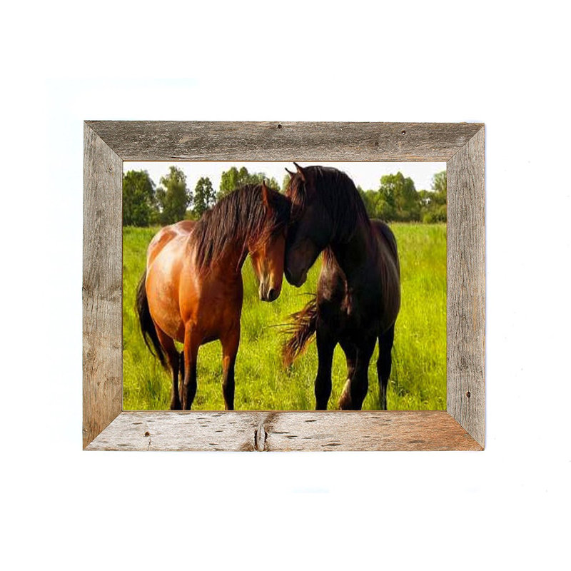 Cadre photo rustique en bois, 22 po x 28 po