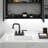 4 in. Centerset 2-handle High Arc Bathroom Faucet with Drain Assembly-62449252