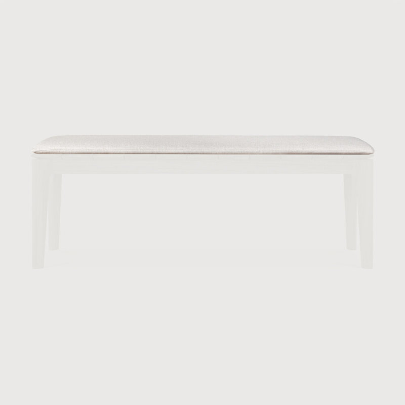 Bok Outdoor Bench, Off White, 54" W x 14" D
