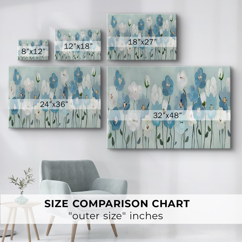 Blue Meadow - Cavas enveloppés de galerie, 18 x 27