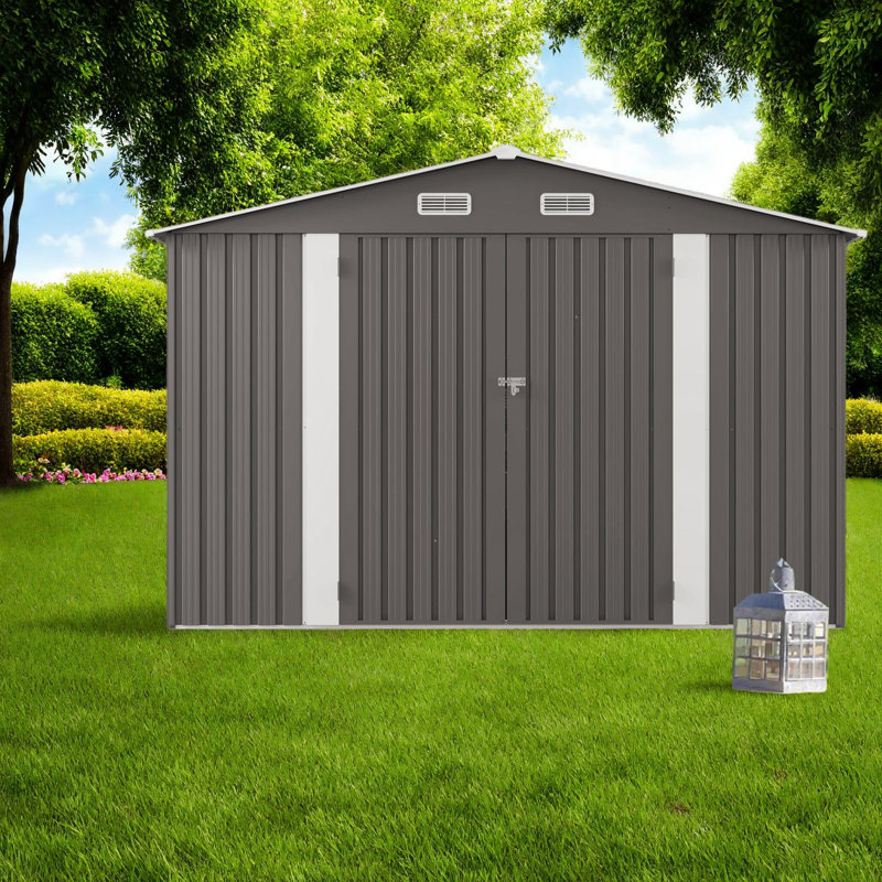 Spacious Metal Sheds, Durable And Modern Design For Backyard Storage