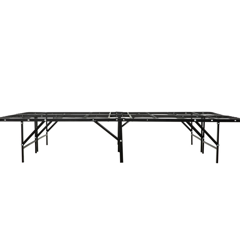 Metal Mattress Foundation Bedroom Bed - Full Size, Strong & Dependable Size Stand, Design