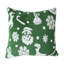 Abstract Red + Green Backrest Cushion