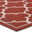 Red Polypropylene Weaving Area Rug, 3'3" X 5', Rectangular Shape Rectangular, Woven
