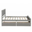 Lit plateforme avec rangement, 2 tiroirs-631730199