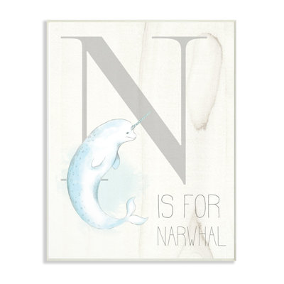 «Bilberry N is for Narwhal», illustration