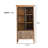 Classic Do Old Solid Wood Iron Bookcase