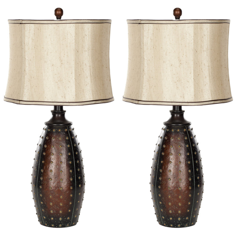 Ensemble de lampes de table brunes 28 po Xavier