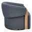 Fauteuil d'appoint pivotant Longfield