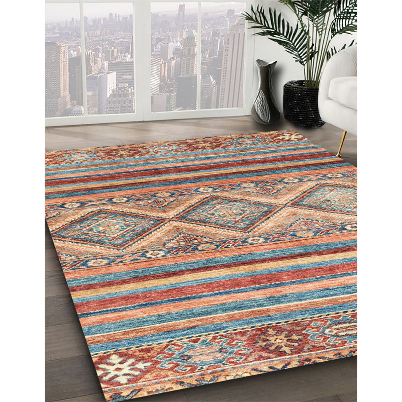 Abstract Indoor Rug, Rectangle 2' x 4'