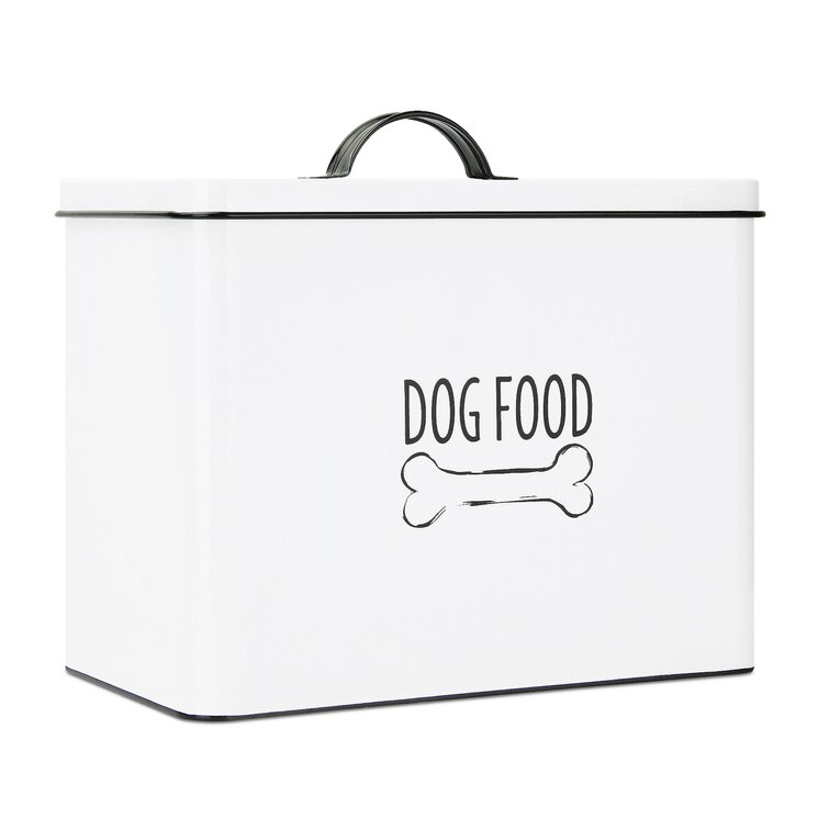 https://assets.wfcdn.com/im/98053304/resize-h755-w755%5Ecompr-r85/1519/151970862/Outshine+White+Farmhouse+Dog+Food+Bin+-+Can+Be+Personalized+%7C+Airtight+Dog+Food+Storage+Container+With+Lid+%7C+Powder+Coated+Carbon+Steel+%7C+Cute+Pet+Food+And+Treat+Canister+%7C+Gift+For+Dogs+And+Owners.jpg