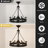30-In 6-Light Traditional Farmhouse Candle Fandelier Ceiling Fan with Lights with Remote Control-577277409