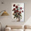 Velours vermillon II, art floral romantique sur toile par Art Remedy-115023634-115023642