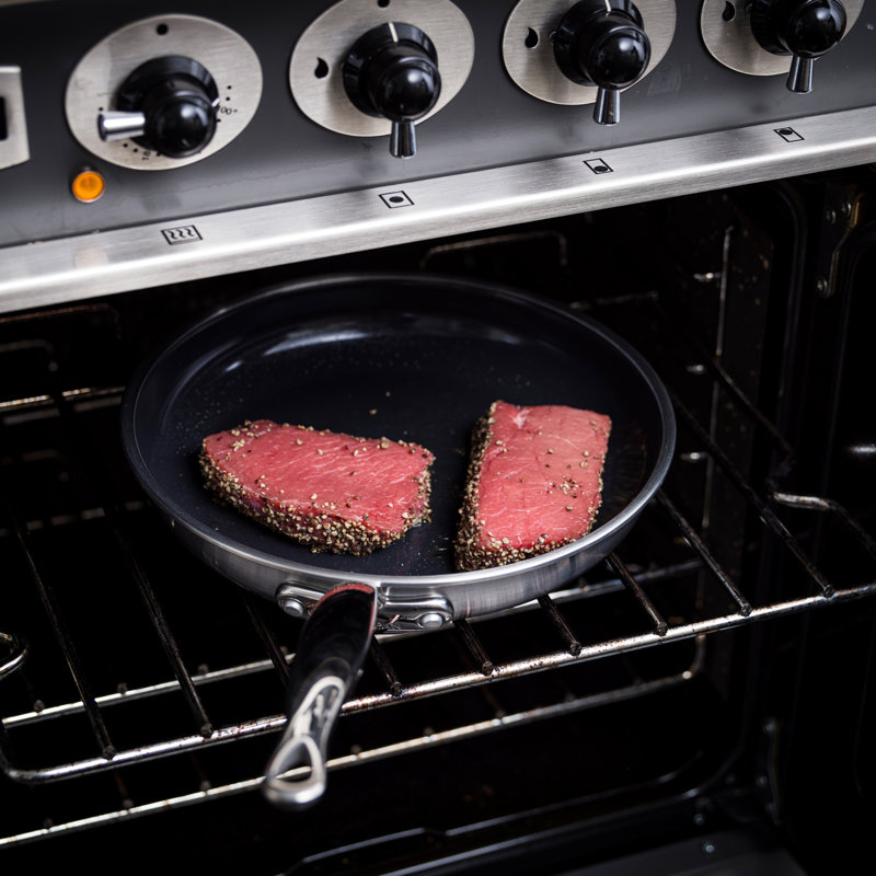 GreenPan Premiere PFAS Free Non Stick Frypan, 12cm H x 45cm L