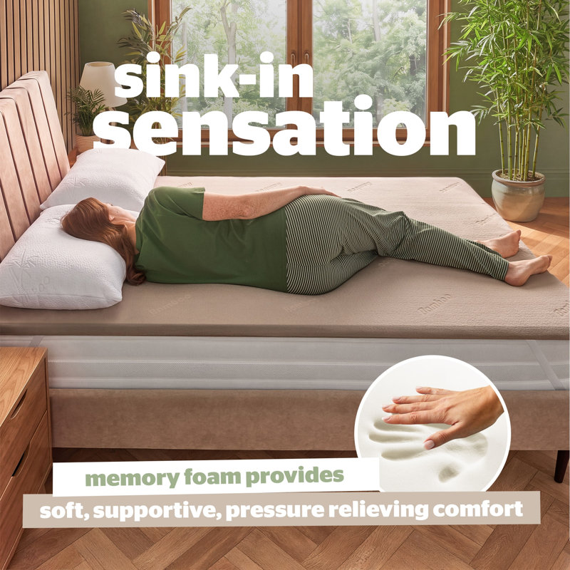 Silentnight Bamboo Mattress Topper, Single