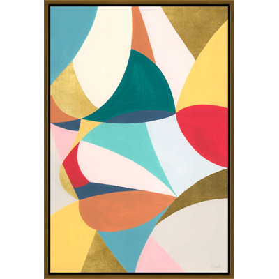 Fragments Of Gold And Spring I Painting by Janice Sadler