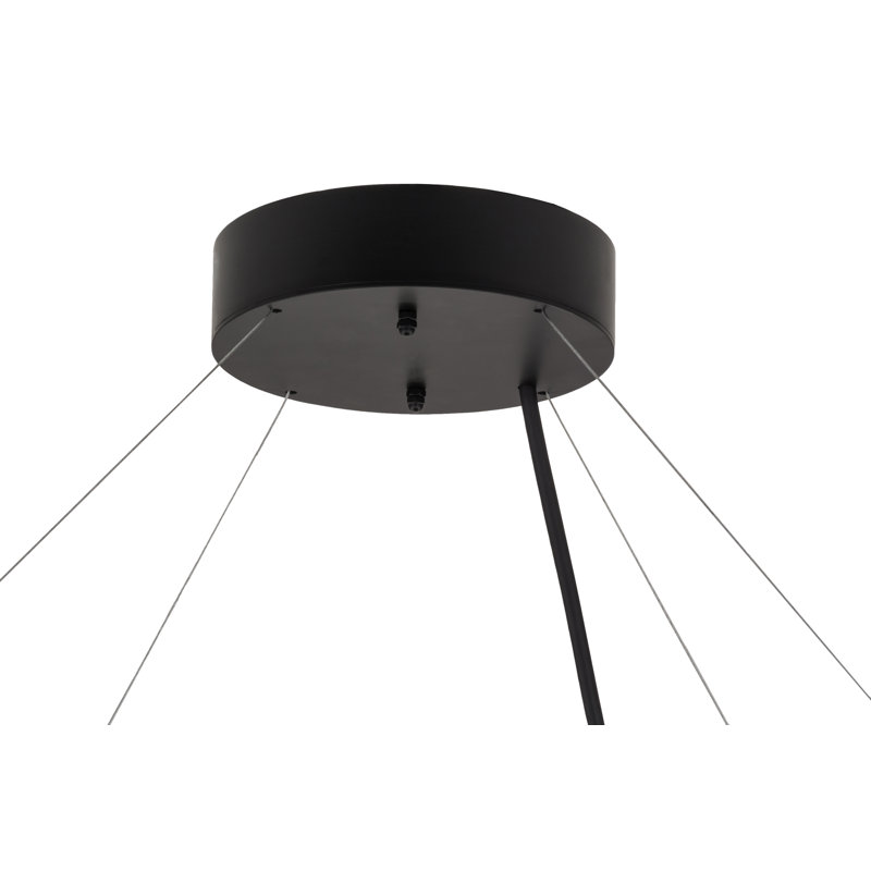 Anillo 60-Inch White Glass LED Pendant Light