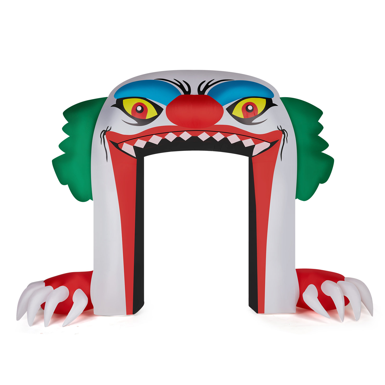 The Holiday Aisle® 9.8FT Clown Archway Inflatable Halloween Outdoor ...